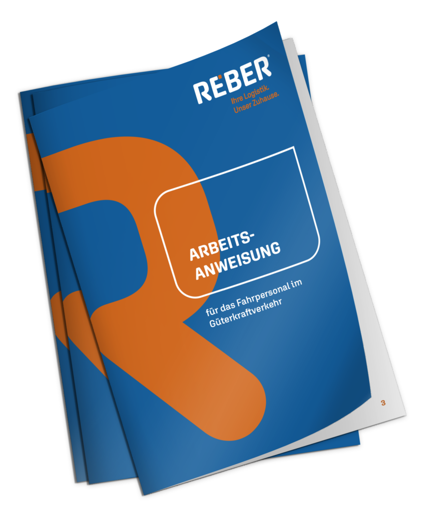 Ein REBER Logistik Booklet zu Arbeitsanweisungen