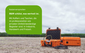 Grafische Abbildung des Purpose für B&W International.