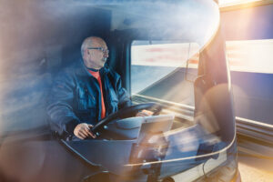 Mann im LKW von Craiss