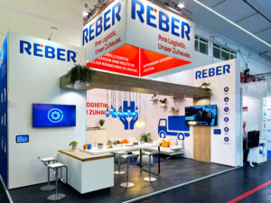 REBER Logistik Messestand auf der transport logistic 2025 in München.