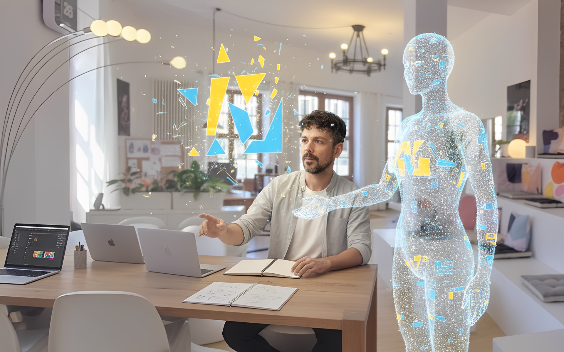 KI generiertes Bild von Geschäftsführer Wieland.