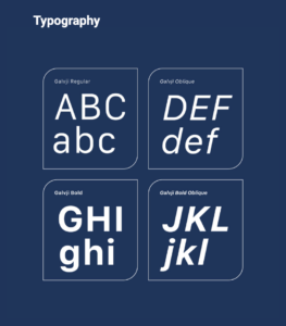 Die Typografie für System Alliance Europe.